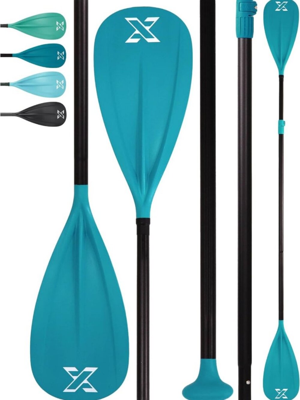Adjustable 3/4 Piece Paddle Board Paddle - Lightweight Detachable Oar for SUP